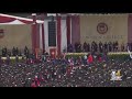 It is unreal boston college families get to see graduation ceremony in person