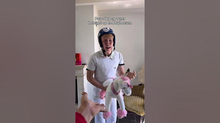 IK MAG NIET MEER HOBBYHORSEN😡😢