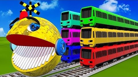 WAG7 RESCUE WAG9 LHB RED EXPRESS TRAIN | BUMPY RAILROAD | Train Simulator | Railwork | Fumikri3D