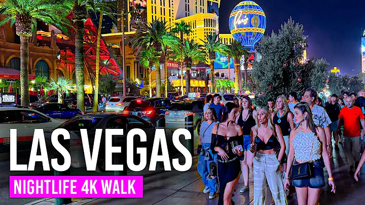 LAS VEGAS STRIP 🇺🇸 Nightlife 4K Walking Tour in the City of Sin