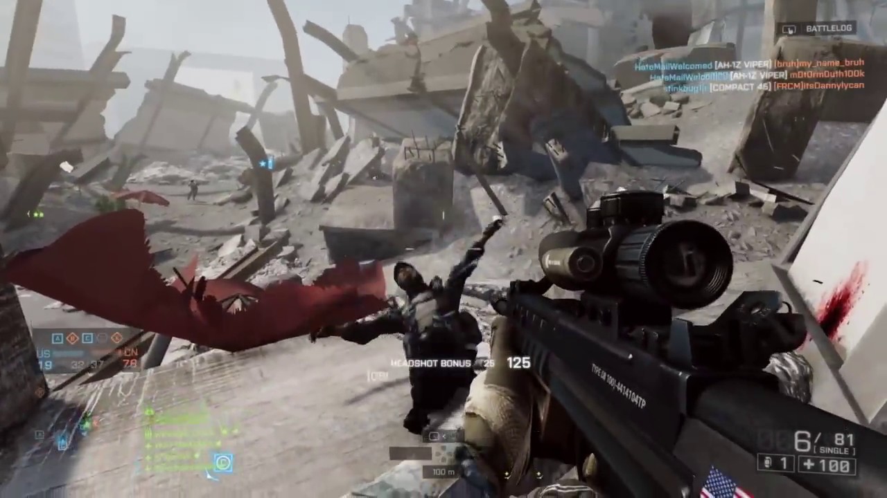 Battlefield 4 headshot compilation part 2