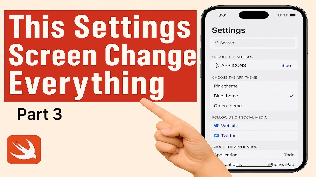 SwiftUI Settings — The Trick Most iOS Devs Overlook (Xcode & Swift 6)