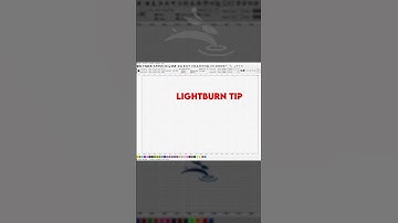Center objects on the workspace in #LightBurn by simply pressing "P". #laserengraving #lasercutting