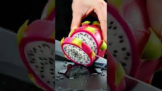 Satisfying Dragonfruit Cutting ASMR | Oddly Satisfying Fruit Slice #shorts #viral #animation