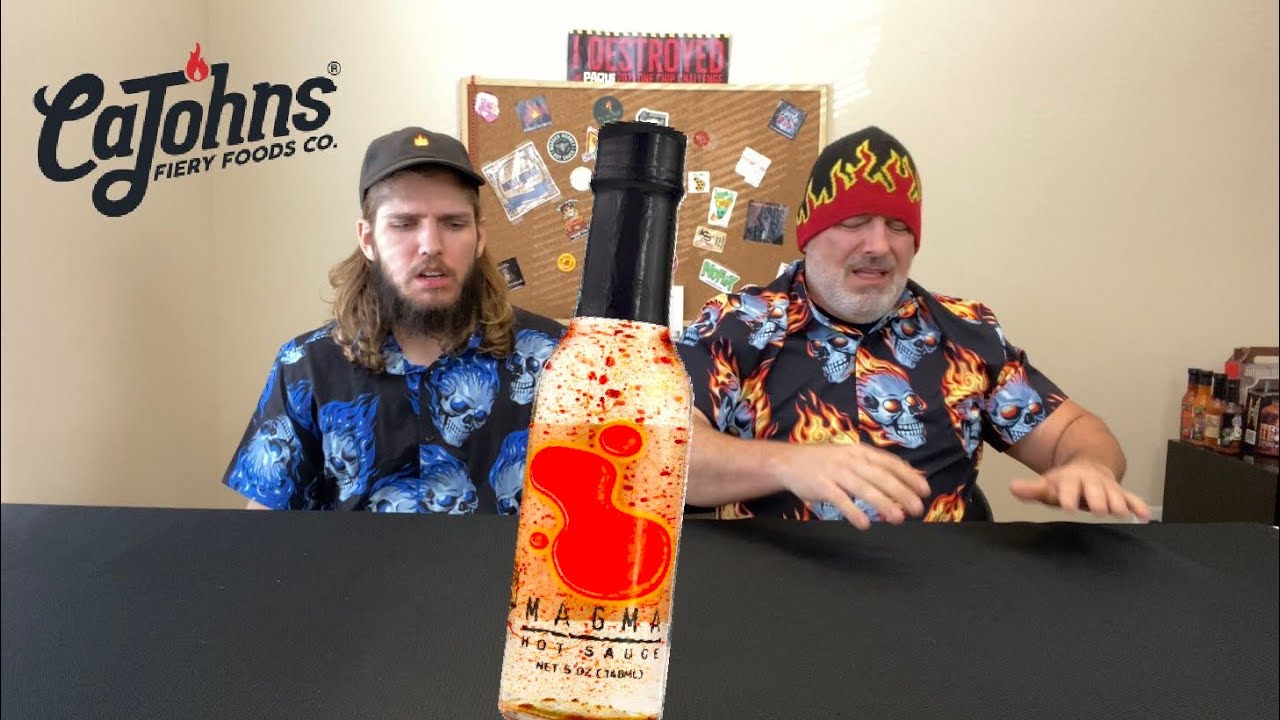 CaJohn’s 1 MILLION SCOVILLE Magma Hot Sauce Challenge!!