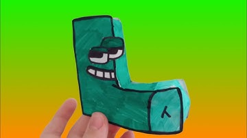 Paper Craft | English Alphabet Lore L | Mike Salcedo