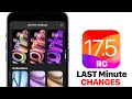 Ios 175 rc  last minute changes