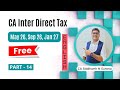 CA CS CMA Inter DT ABSOLUTELY FREE | May 26 Sep 26 Jan 27 ENGLISH Part 14 | CA Siddharth N Surana