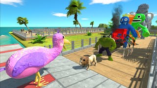 Opilia Bird Oasis Death Run - Animal Revolt Battle Simulator screenshot 4