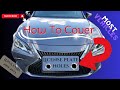 HOW TO COVER LICENSE PLATE HOLES