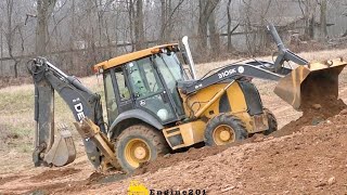 John Deere 310 Backhoes at Work