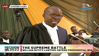 Lawyer Eric Gumbo tells Supreme Court why foreigners were working with IEBC