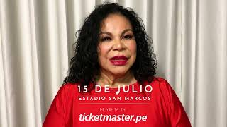 Eva Ayllón celebra este 15 de julio en el Estadio San Marcos
