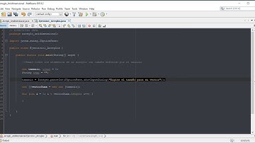Suma de elementos de un Vector - Programación Java - Netbeans