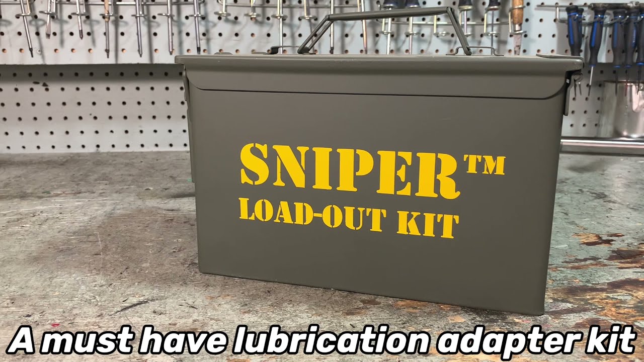 Sniper Load-Out Kit: All In One Lubrication Adapter Kit