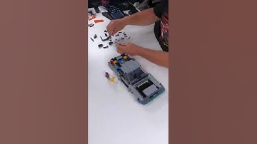Traveling Back to the Future Live Streaming #lego #backtothefuture #shorts