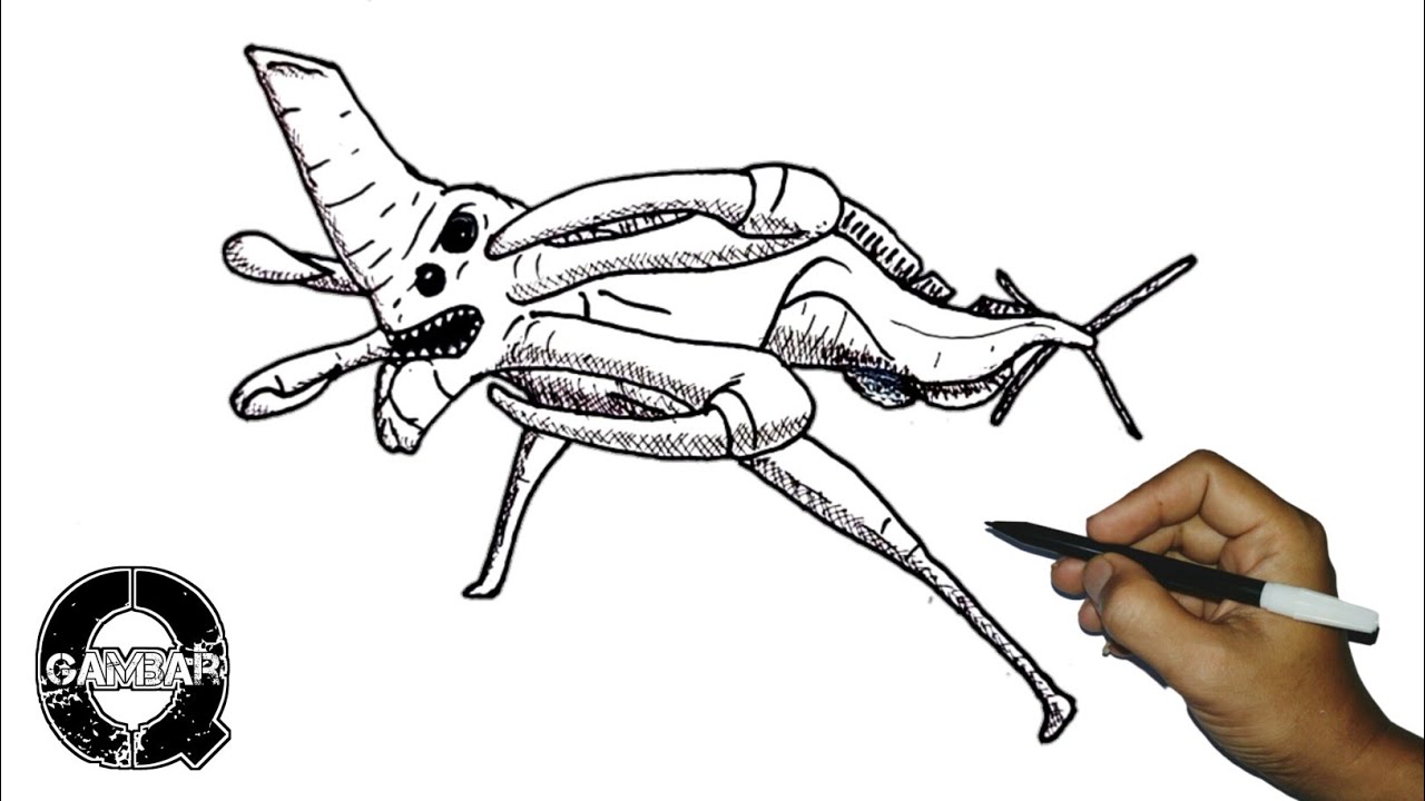 How to Draw Reaper Leviathan from Subnautica – Epic Sea Monster Tutorial