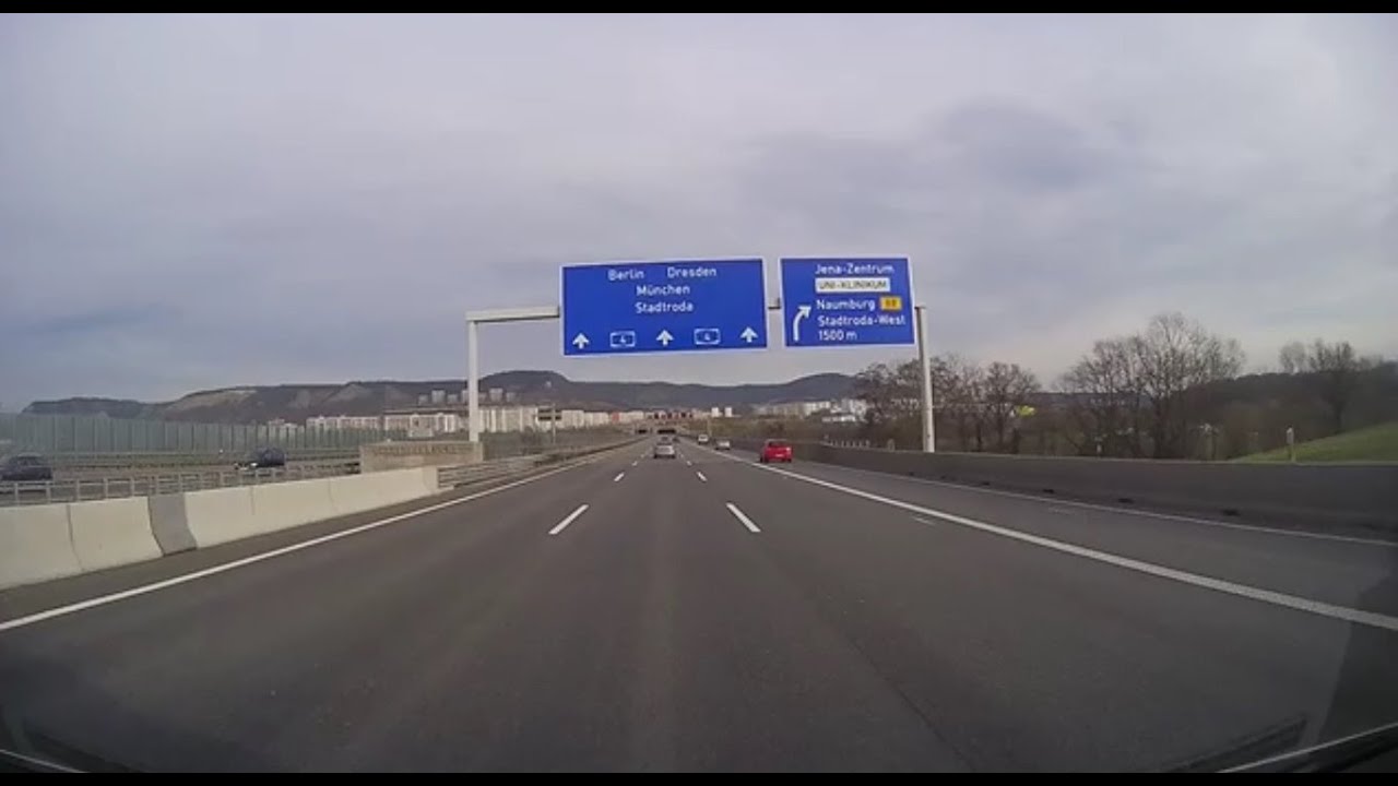 Autobahn A4 von AD Kirchheimer bis AK Hermsdorfer YouTube