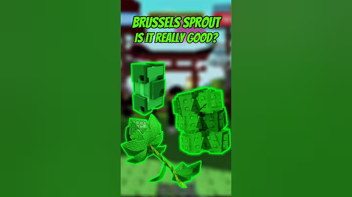 is BRUSSELS SPROUT really op? #growagarden #growagardenroblox #growagardentips #shorts