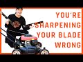 How To Sharpen And Balance A Lawn Mower Blade Correctly