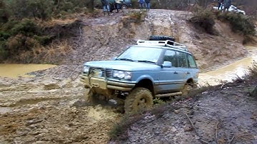 Range Rover P38 @ AWDC Broxhead Feb 2010 now fitted with KAM Diff locks