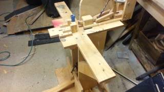 An introduction to my homemade Kreg Jig or pocket hole machine. This video shows a couple of uses. LIKE my facebook for other 