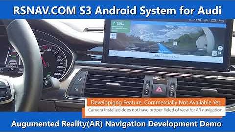 Rsnav S3 system for Audi Augmented Reality Navigation Demo
