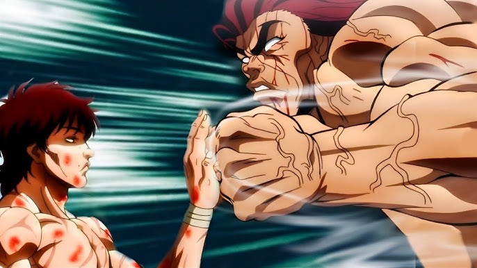 Baki vs Yujiro em Português #animes #bakihanma #animeedit