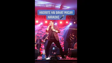Hasrate hai bahat magar karaoke with female voice.