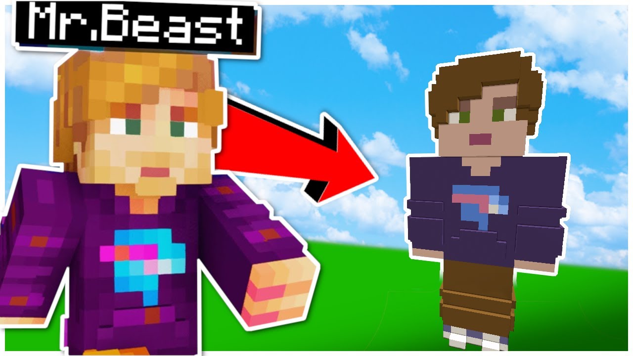 How to Get MrBeast Minecraft skin