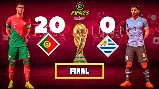 FIFA 23 - PORTUGAL 20 - 0 URUGUAY  ! FIFA  WORLD CUP FINAL 2022  QATAR  ! FIFA 23 PC NEXT GEN
