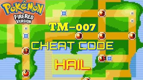 GBA: How to Get Hail TM? | Cheat Code | GameBoy Pokemon Fire Red | MeyamsGaming