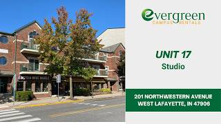 Studio Apartment with Balcony in West Lafayette | 201 Northwestern | Unit 17 Studio Apartment with Balcony in West Lafayette | 201 Northwestern | Unit 17