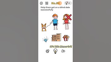 #56 - Brain out level 56 - Help them get on a blind date successfully