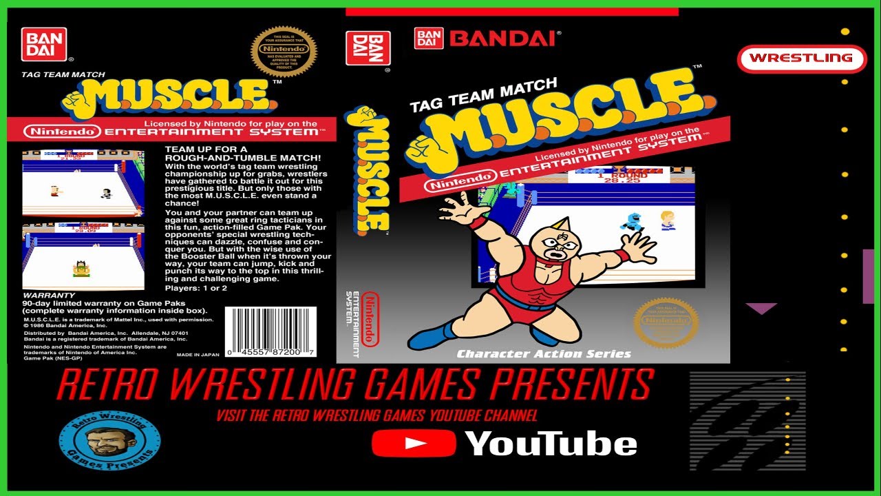 Retro Wrestling Games Presents Tag Team Match M.U.C.S.L.E NES YouTube