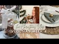 VLOGMAS: The Countdown to Christmas!🎄Gift wrapping shopping, baking cookies &amp; Christmas Table Decor