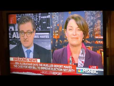 Sen. Amy Klobuchar On Mueller Report, Barr Presser, On MSNBC
