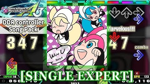 【DDR A3/GP】 Wuv U [SINGLE EXPERT] 譜面確認＋クラップ＋Speed Guide