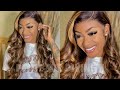 Flawless wig hairline install! New #4/27 Piano Highlight ft. Yolissa Hair | PETITE-SUE DIVINITII