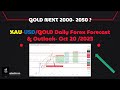 Gold Prices On The Rise 2000 :  Xauusd Analysis &amp; Forex Forecast For Oct 20-2023 today,