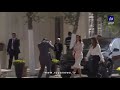 لحظة وصول الملكة رانيا العبدالله إلى مجلس الأمة في يوم خطاب العرش