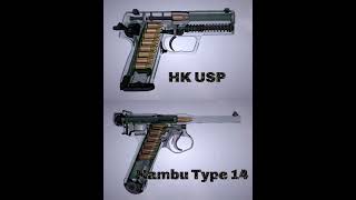 HK USP vs Nambu Type 14