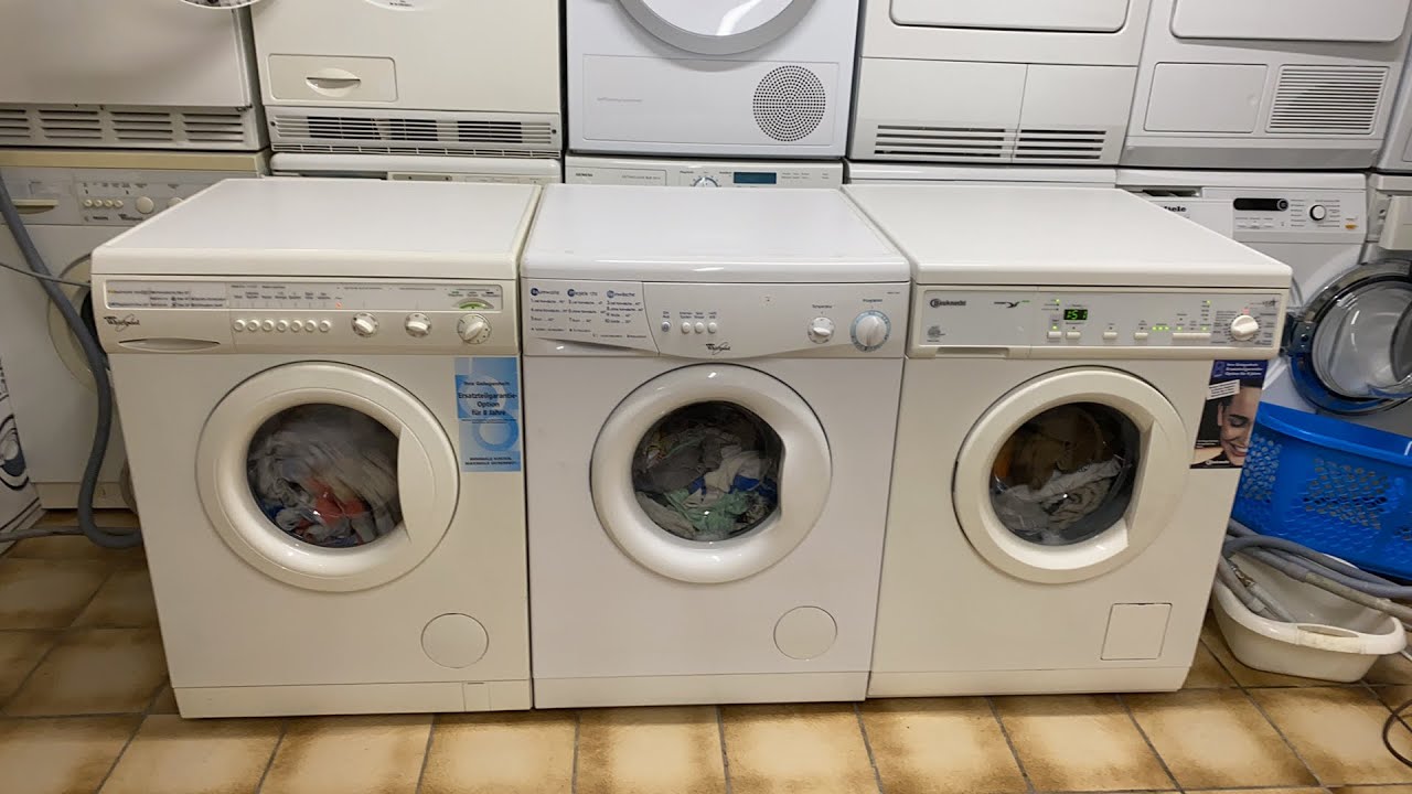 Washrace Whirlpool vs. Whirlpool vs. Bauknecht Waschmaschine