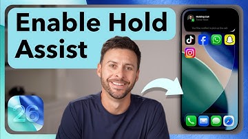 Hold Assist inschakelen op iPhone (iOS 26)