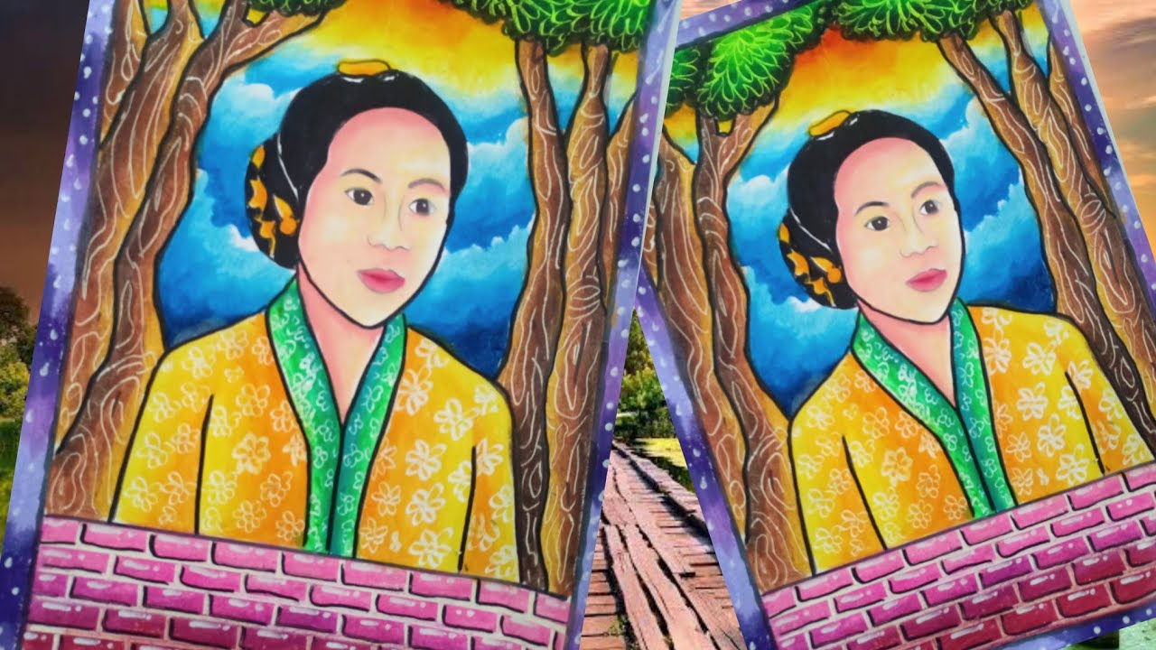 mewarnai tema hari Kartini