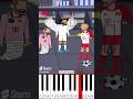 Kane and Messi Dram Scene #football #messi (@FootFuntoon) - Octave Piano Tutorial