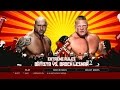 WWE 2K16 PS3 Gameplay - Batista VS Brock Lesnar [60FPS][FullHD]