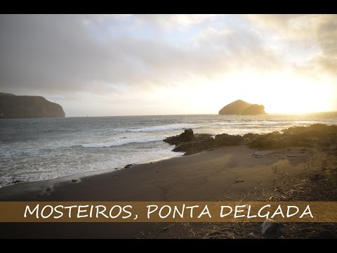 видео: Азоры, остров Сан Мигел: Mosteiros и Ponta Delgada