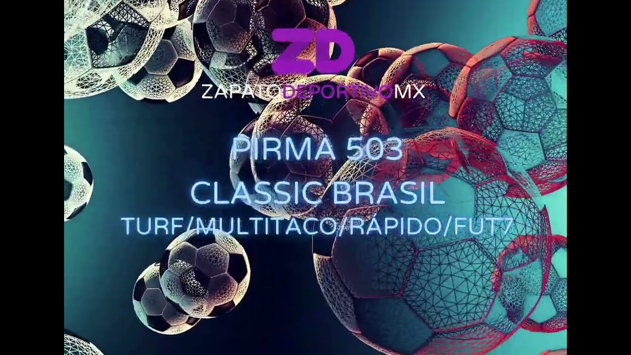 Presentación Zapato Tenis futbol Rapido Pirma 503 Brasil Turf De Batalla -  YouTube