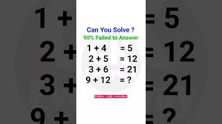 IQ TEST #shorts #ytshorts #maths